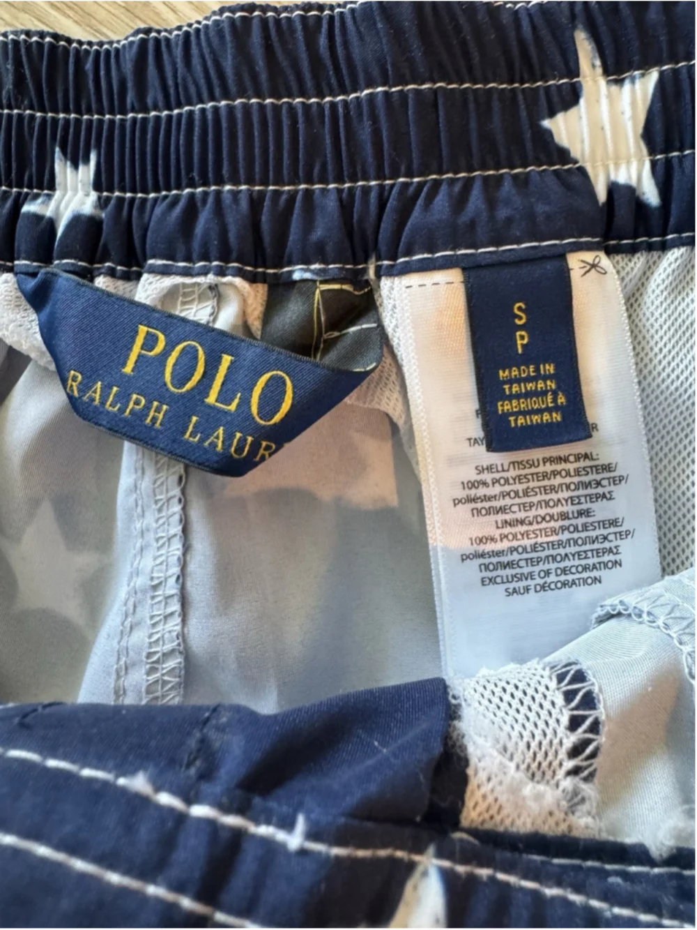 Polo Ralph Lauren USA Flag Swim Trunks Patriotic Americana Board Shorts Small